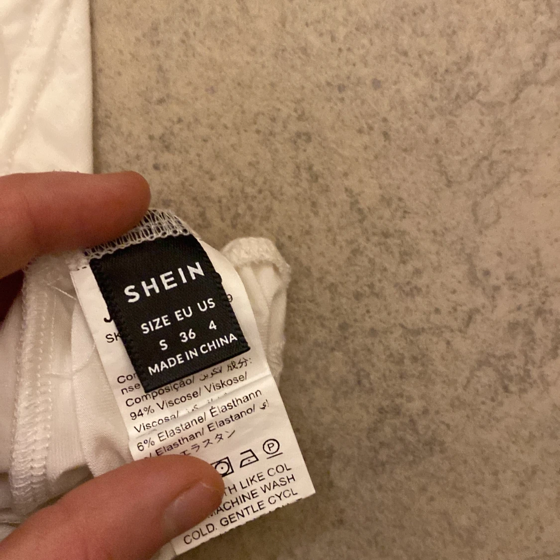 Vit topp från Shein - 90