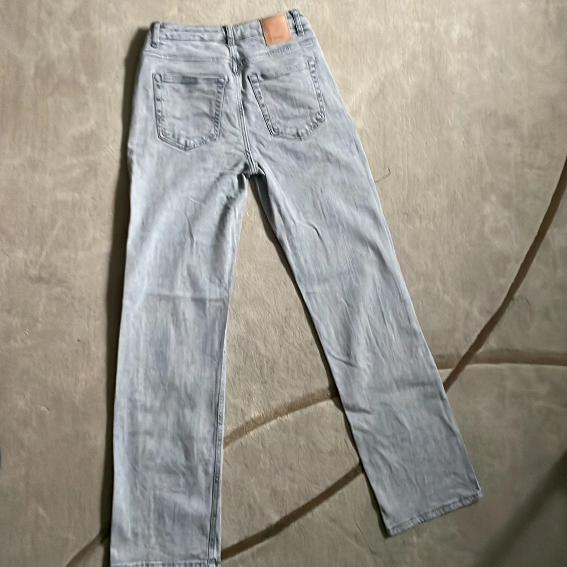Grå jeans i wide fit - 91