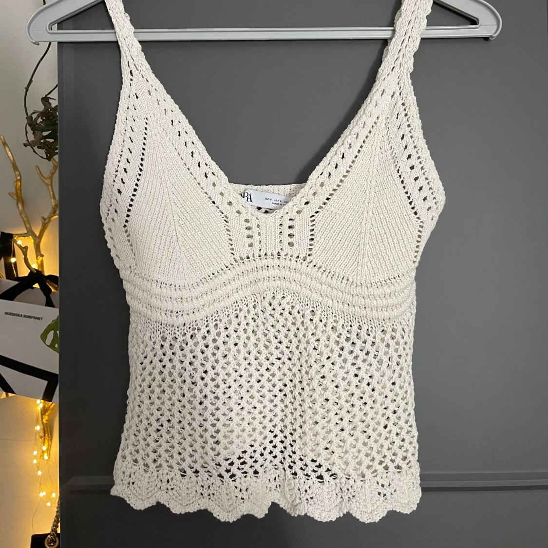 Oanvänd stickad topp  - 90