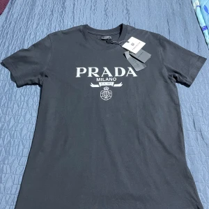 Prada T-Shirt  - Hej! Jag säljer nu min helt nya samt oanvända Prada T-shirt med prislappar och tags på, då den inte passar mig. Storlek XL men passar även L. Priset kan diskuteras vid snabb affär. Kan både frakta och mötas 