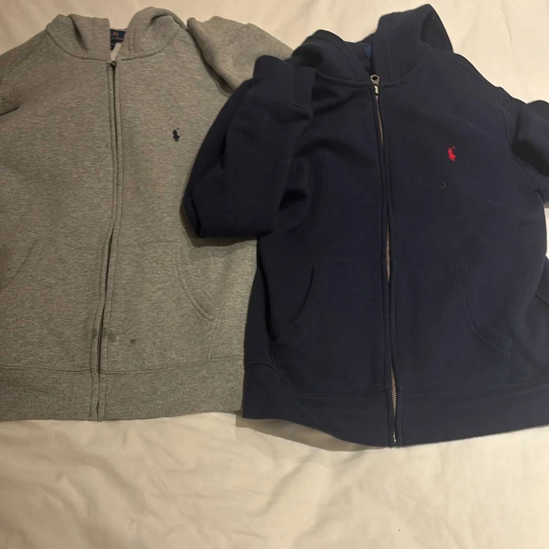 Grå och marinblå hoodies från Ralph Lauren