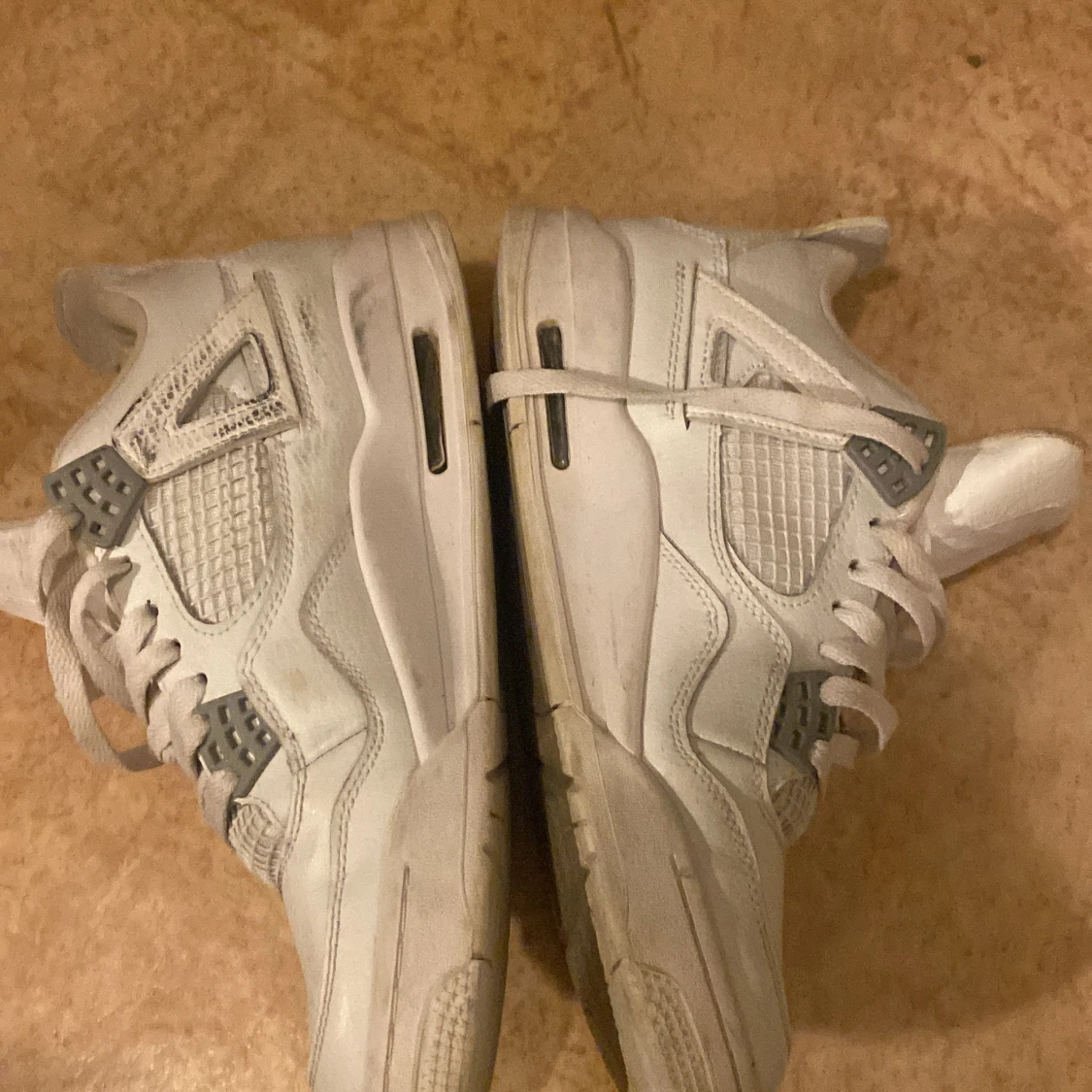 Vita Nike Air Jordans - 3