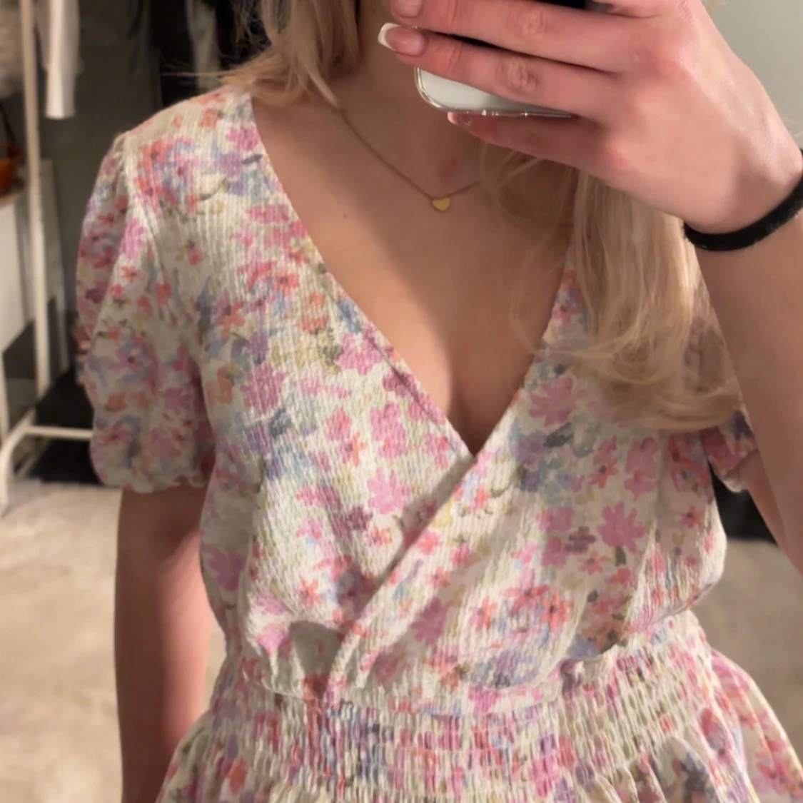 Blommig omlottblus - 1