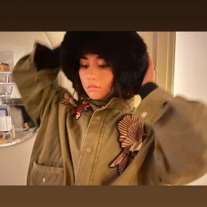 Höstjacka - Säljer den här superfina jackan med tryck❤️❤️ 