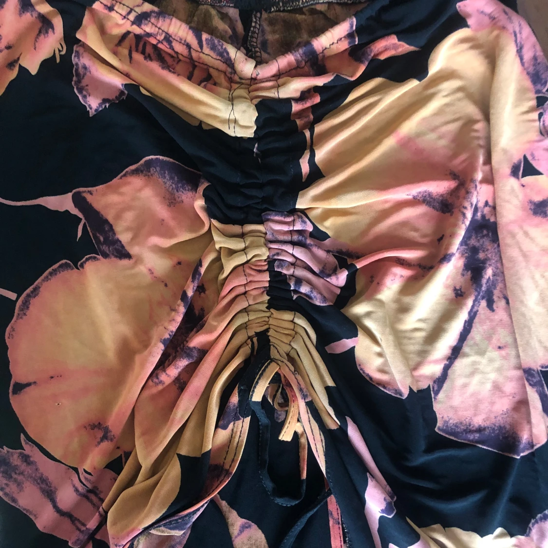 vintage blommig kjol - 91