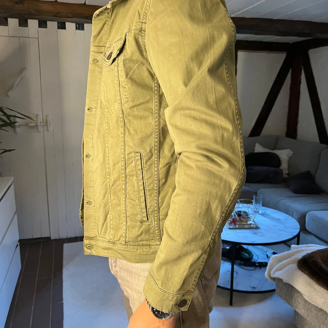 Grön höst/ Vinter jacka  - 90