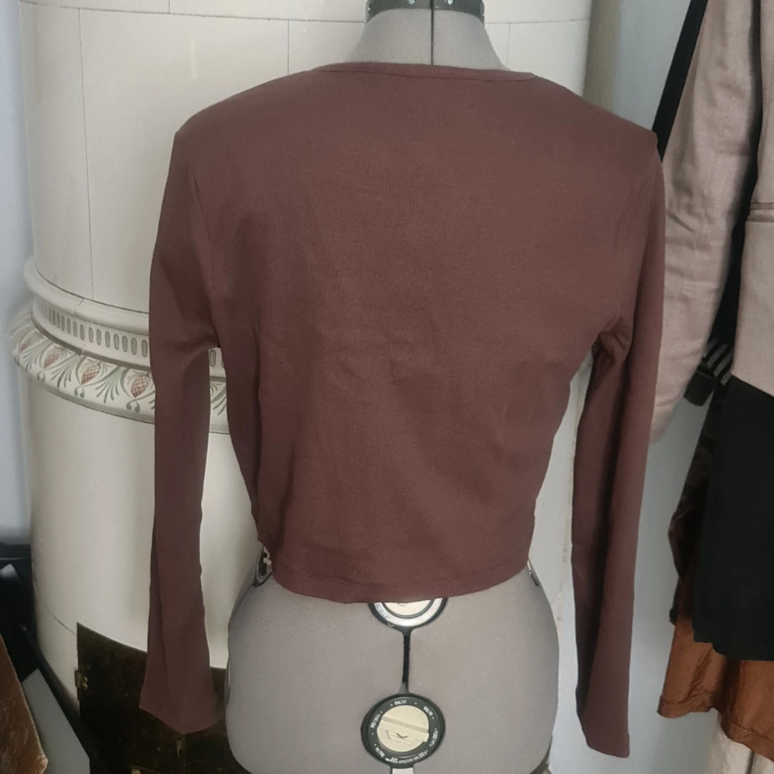 Kofta/topp brun L - 91