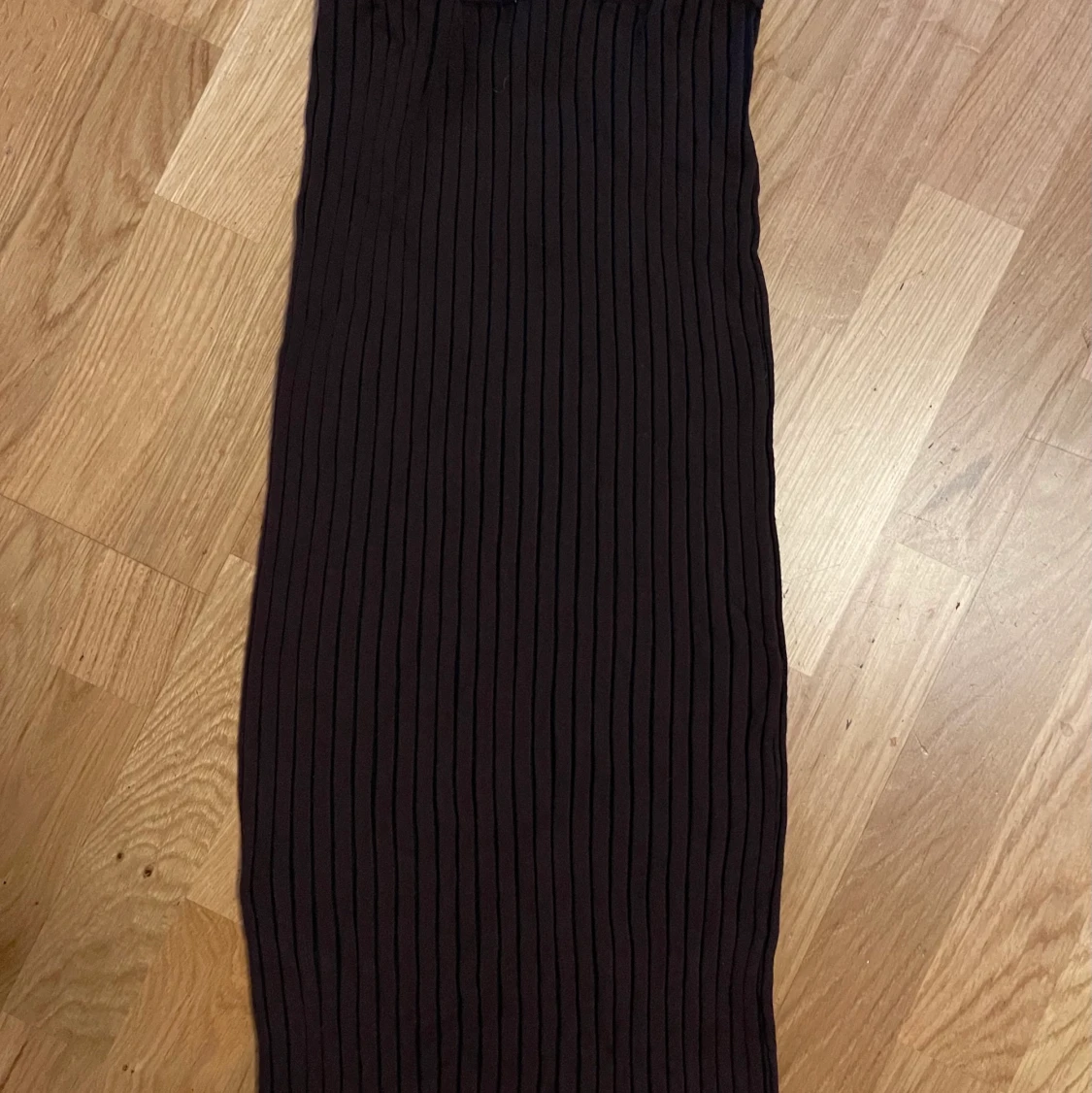 Streching Ribb Stickad pennkjol