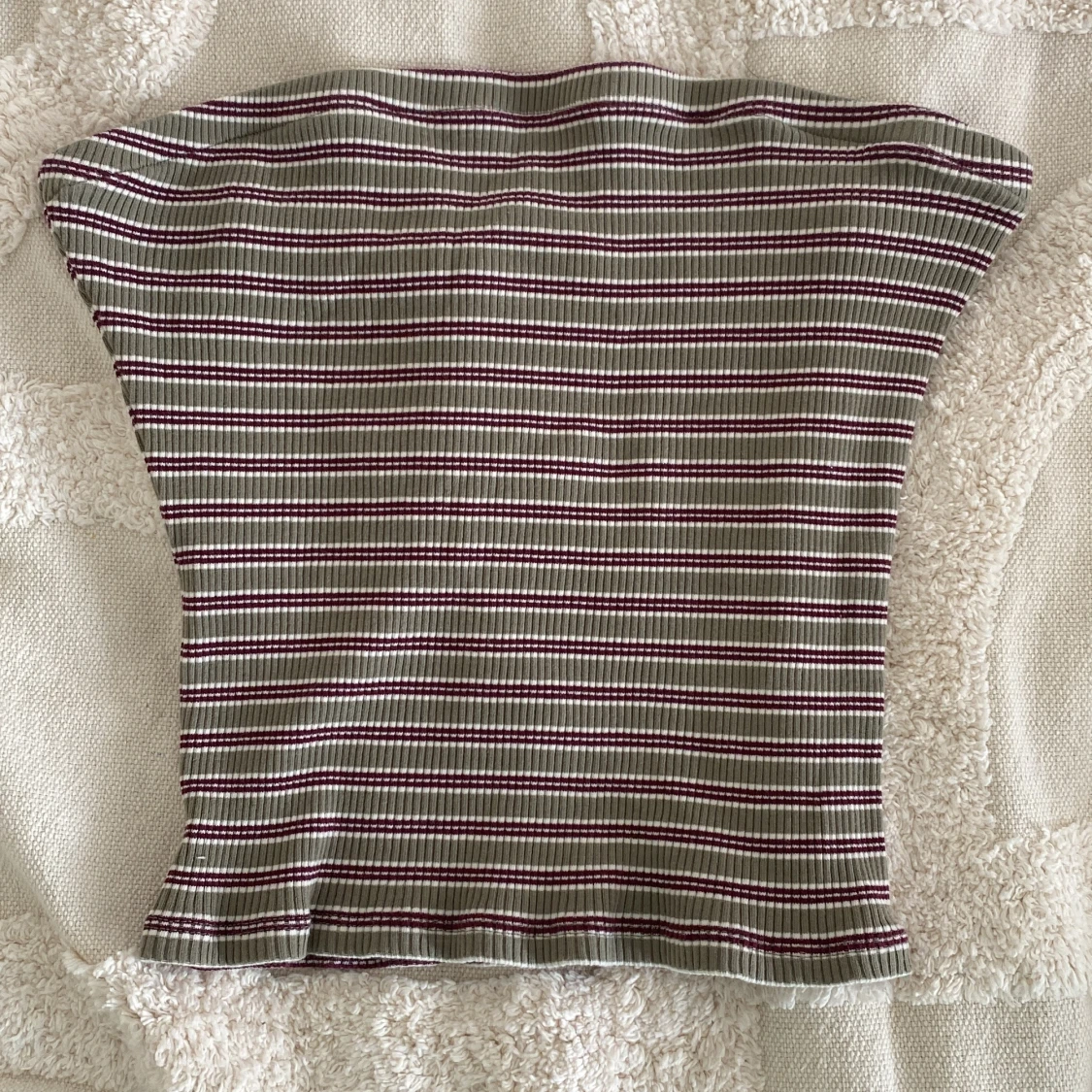 Randig bandeau top/tub top