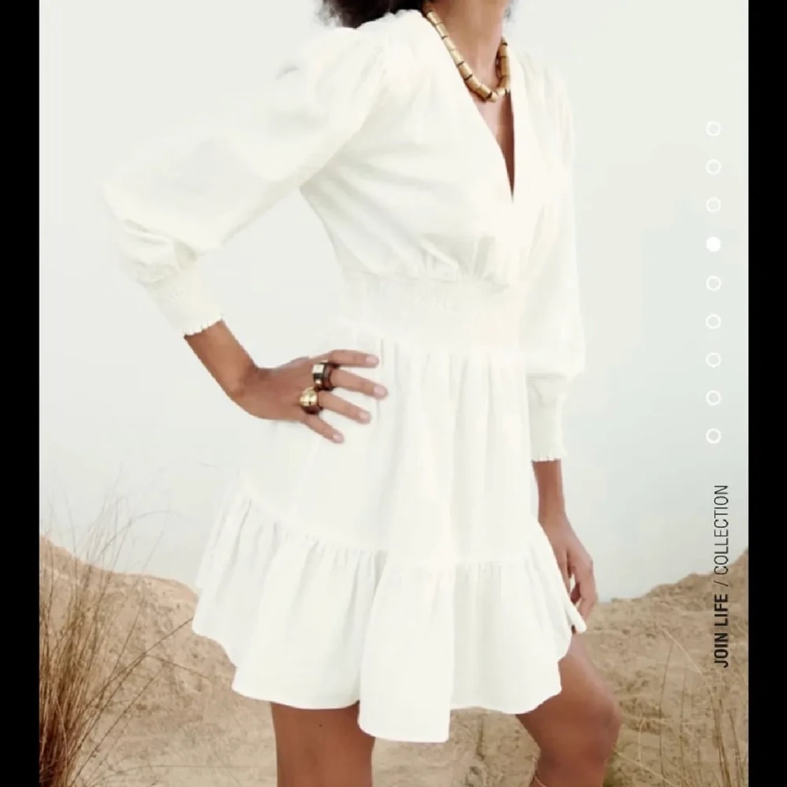 Zara klänning linne - 90