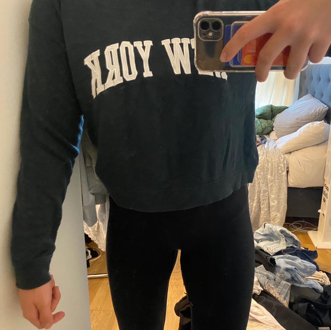 Militärgrön sweatshirt  - 91