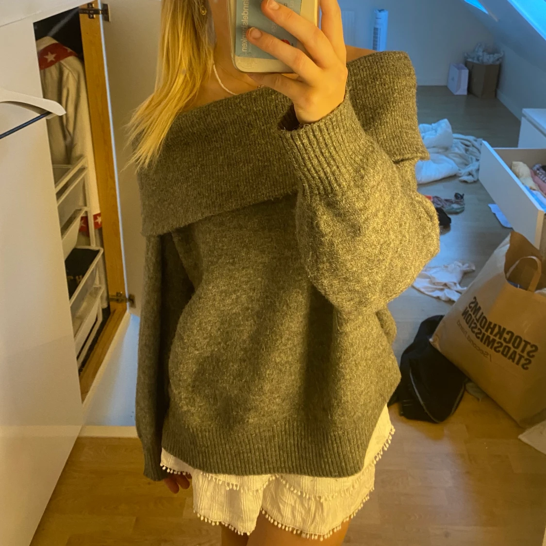 Stickad tröja  - 90