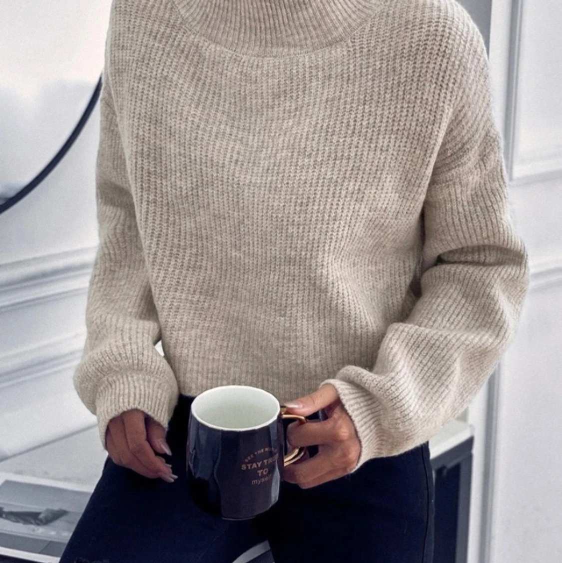 Stickad tröja  - 90