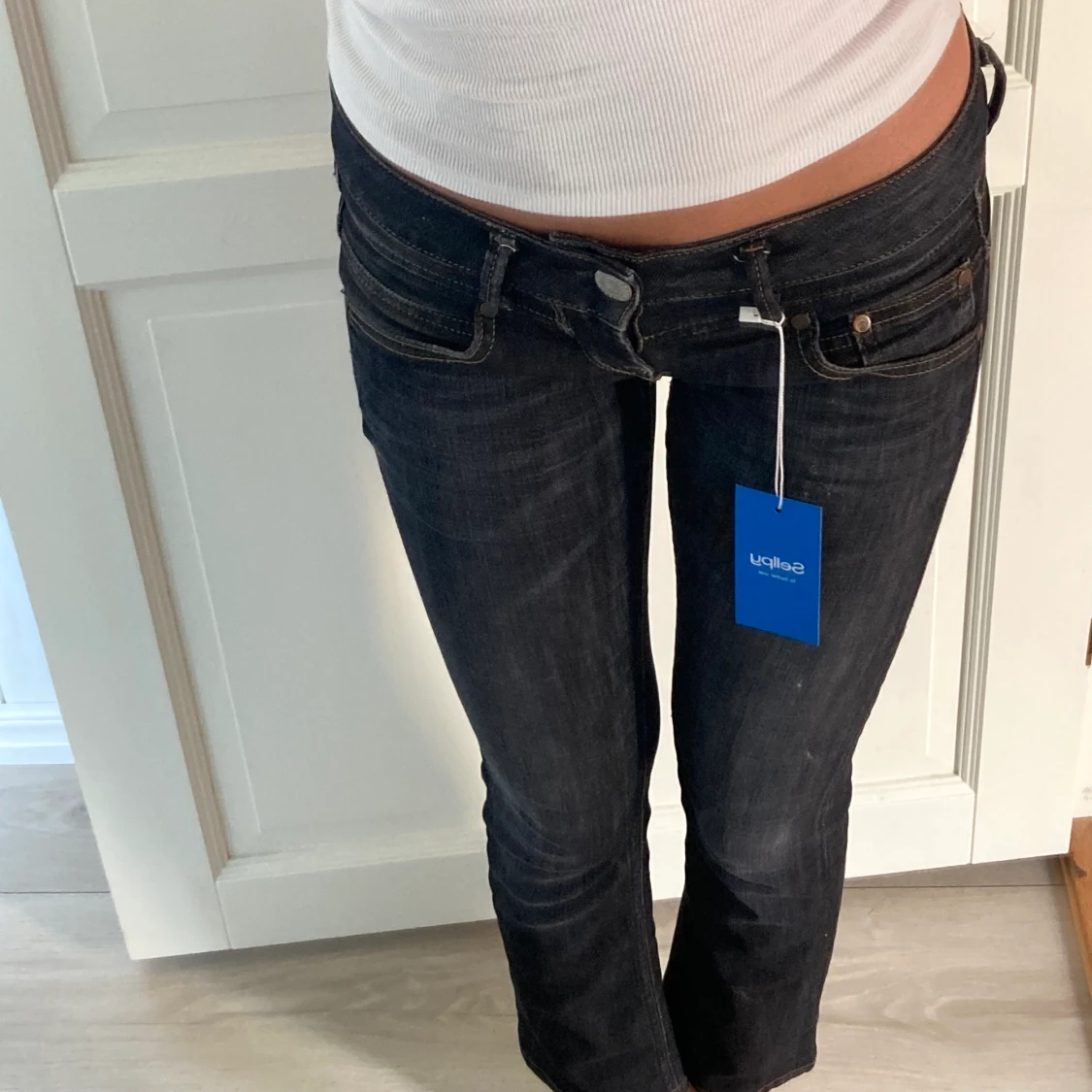 Lågmidjade jeans