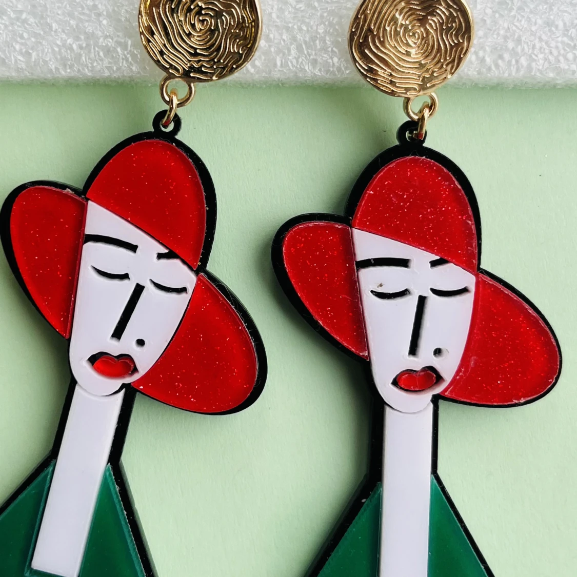 Stora kvinnoörhängen ❤️ - 90