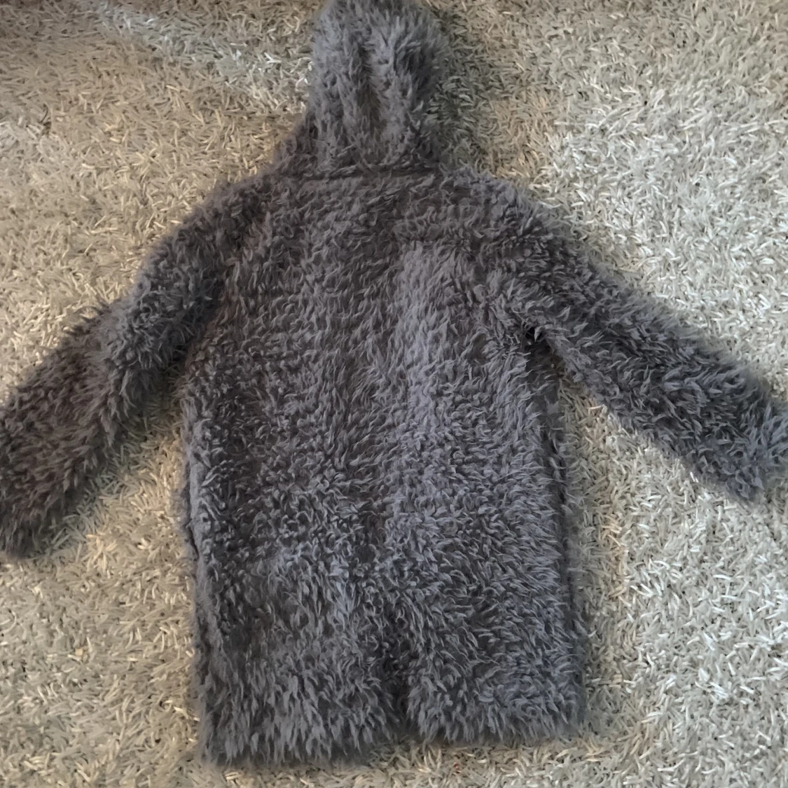 Fluffig tröj-jacka - 90