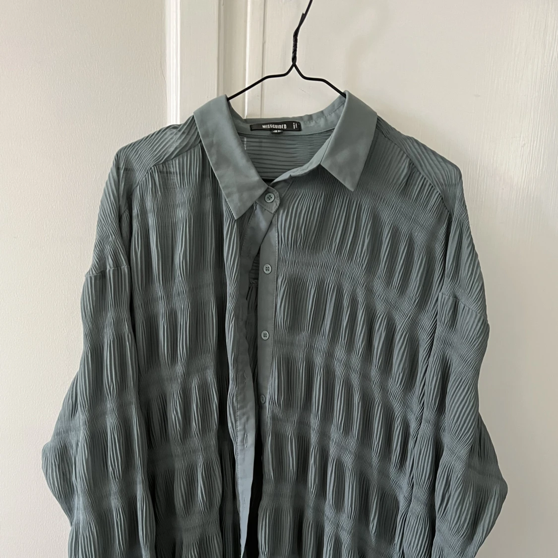 Oversize rynkad skjorta - 90