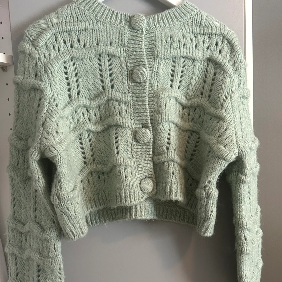 Stickad cardigan