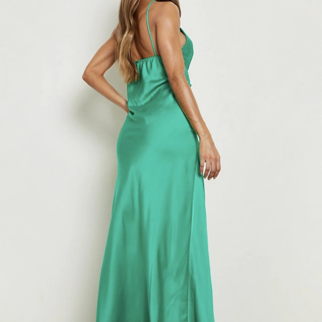 Grön långklänning  - 90