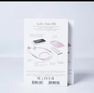 Trådlösa hörlurar  - Sudio, Vasa , Rosa. Ny, Obruten förpackning. - Trådlösa hörlurar  - Sudio, Vasa , Rosa. Ny, Obruten förpackning.