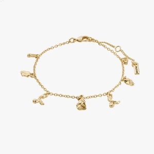 Pilgrim armband - Säljer detta fina armband från pilgrim. Helt oanvänt guldigt armband. Säljer därför jag köpte fel färg på armbandet. Org pris: 350 säljer för 200 + frakt, går med på prut.