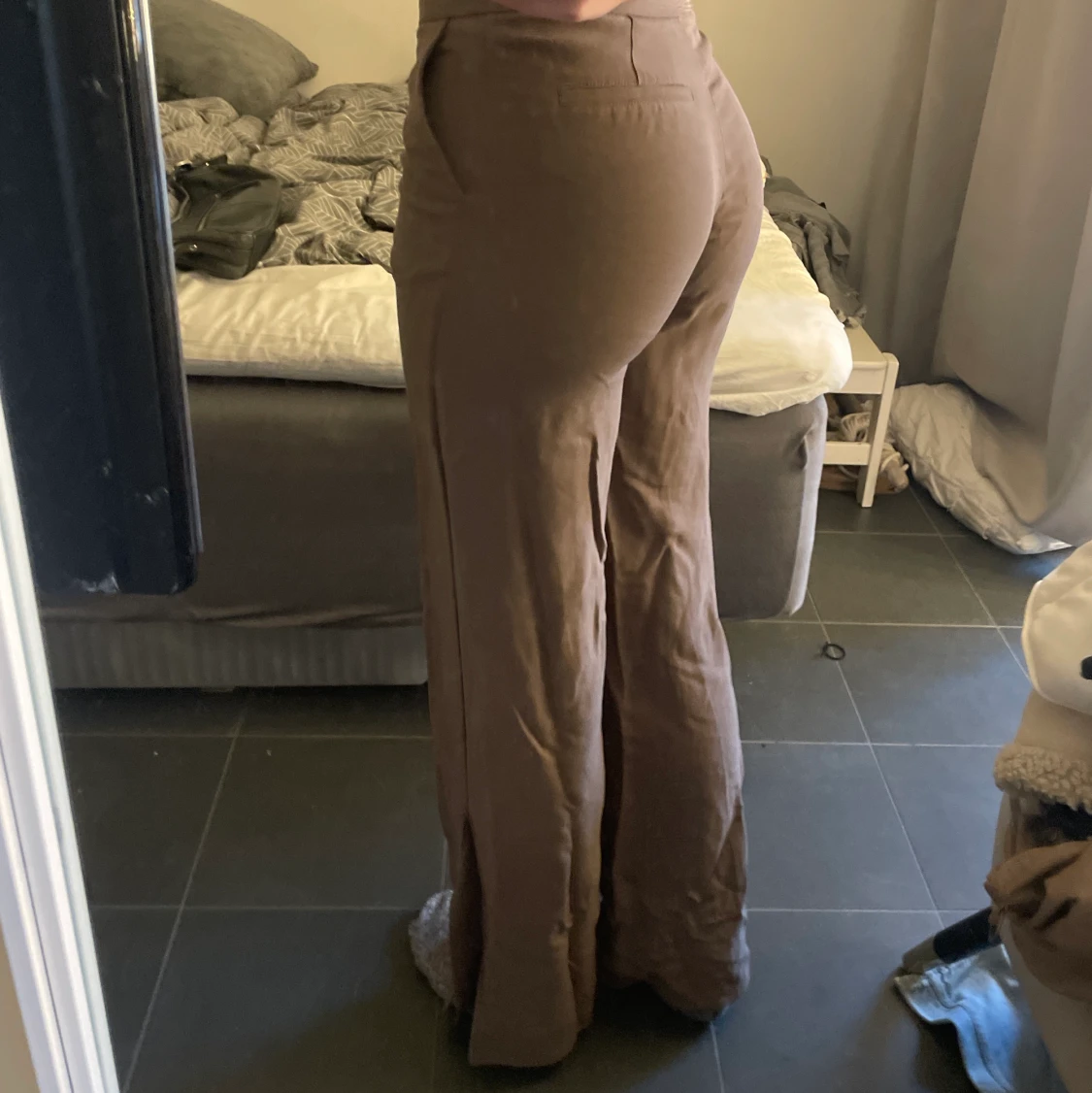 Kostymbyxor med slits - 90