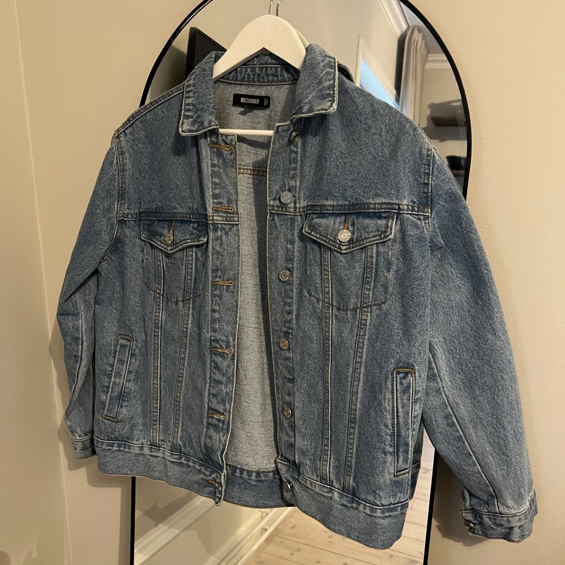 Oversized jeansjacka