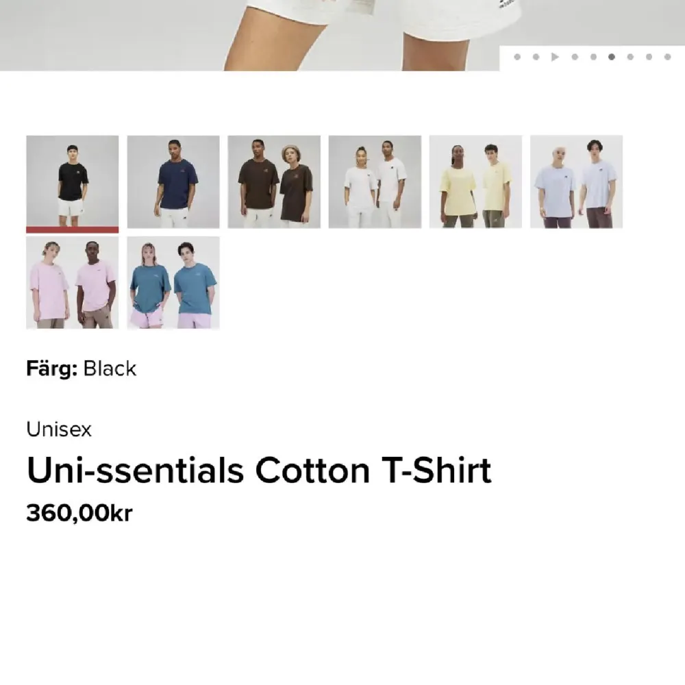 unisex tshirt, från new balance, helt ny med prislappar, storlek s och m, priset på new balance hemsidan är 360 (sista bild). Blusar.