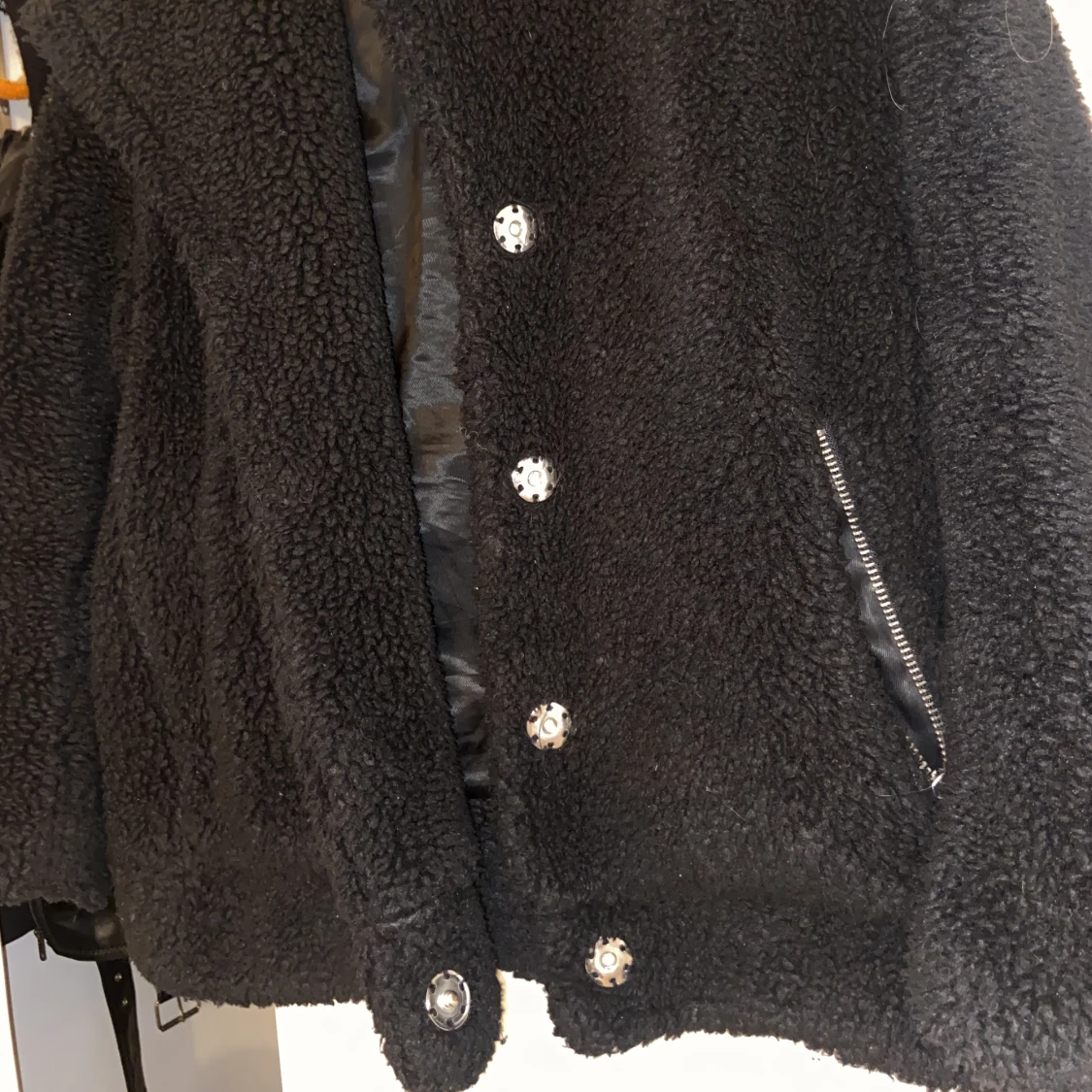 Oversized teddyjacka 🖤 - 90