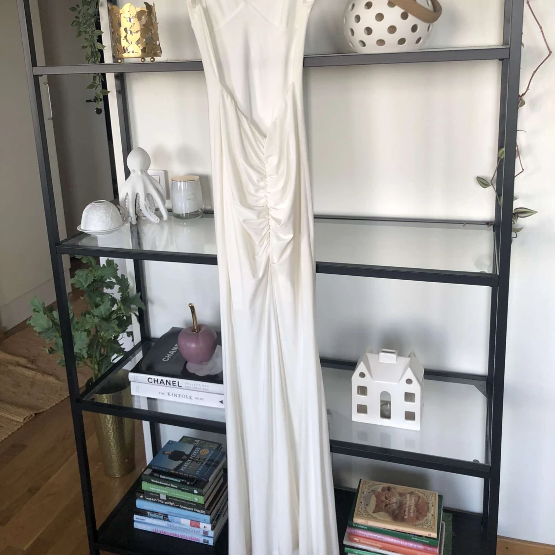 Vit långklänning  - 90