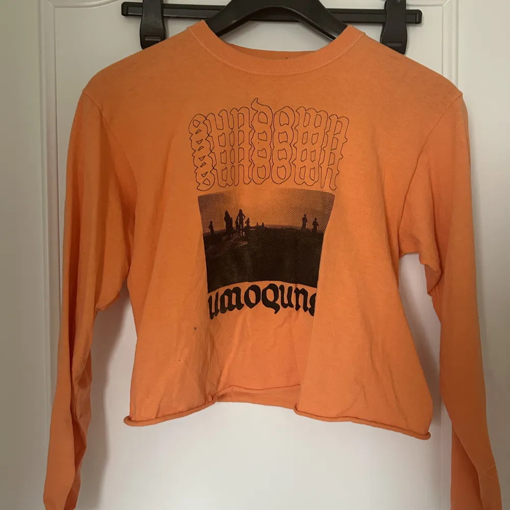Långärmad tröja som är cropad från Urban outfiters. Tröjan är lite mer aprikos i verkligheten (se bild 2) . Toppar.