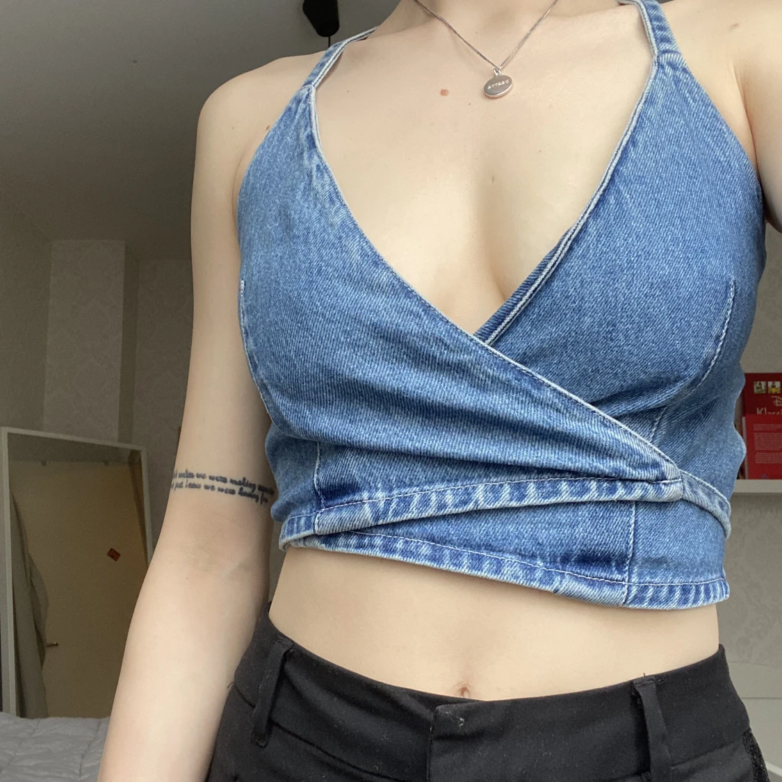 Denim top Weekday