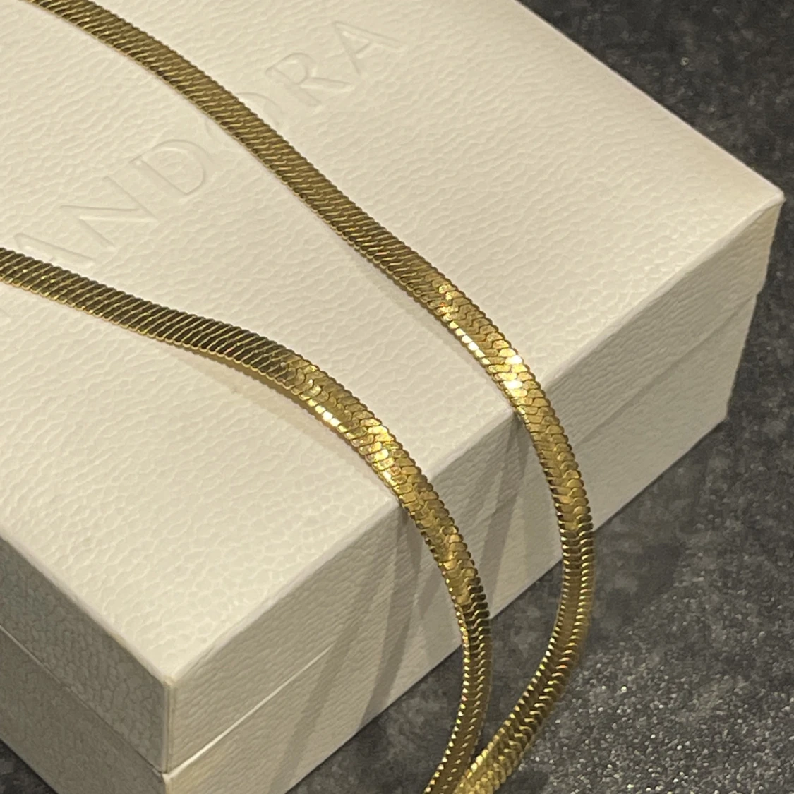 Guldpläterat halsband 2