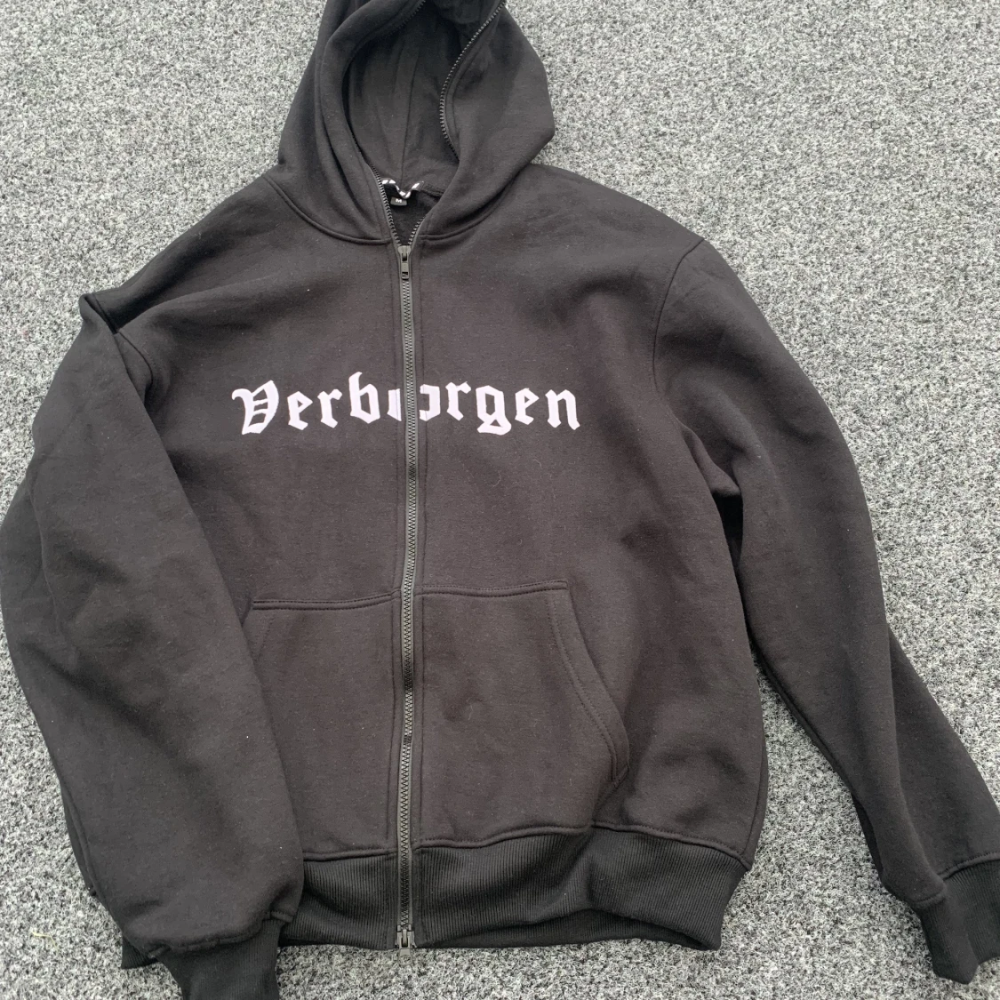 Verborgen full-zip hoodie M