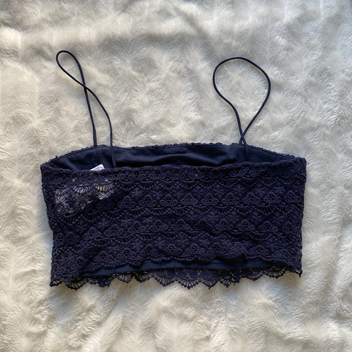 Mörkblå croptop från Zara Trafaluc - 90