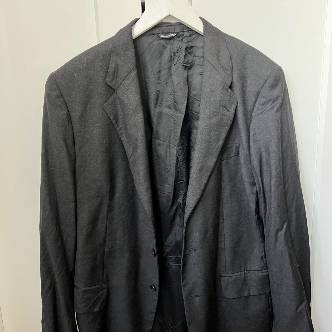 Mörkgrå oversized kavaj