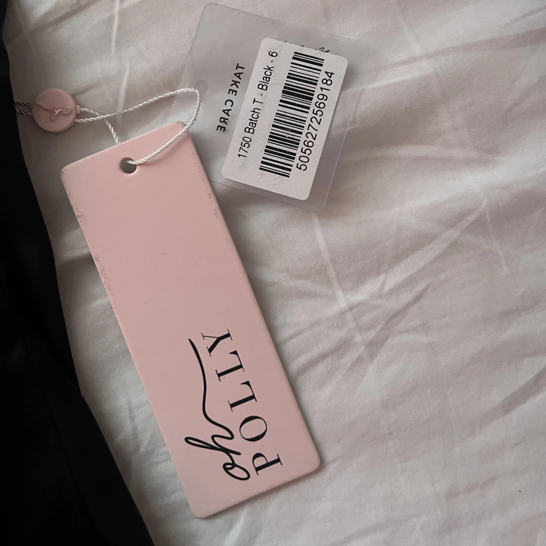 Svart oh polly klänning  - 91