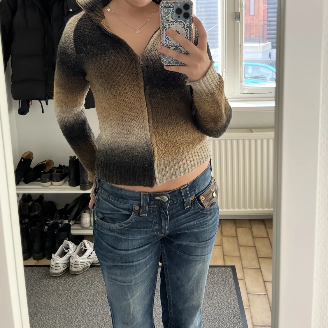 Stickad tröja från lindex  - 90