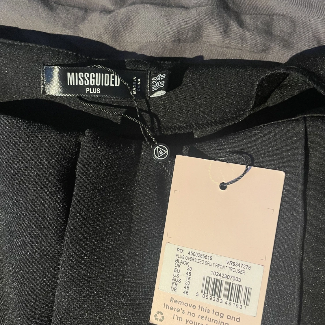 Kostymbyxor plus size - 90