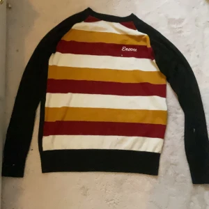 Stickad tröja  - En långärmad tröja jag själv har köpt secondhand har används ett par gånger men använder den inte längre men är i bra skick 