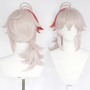 Kazuha cosplay - Hej! Jag säljer min kazuha peruk! Den är aldrig använd, bara prövad en gång. den har mycket hår och är ganska stor ngl