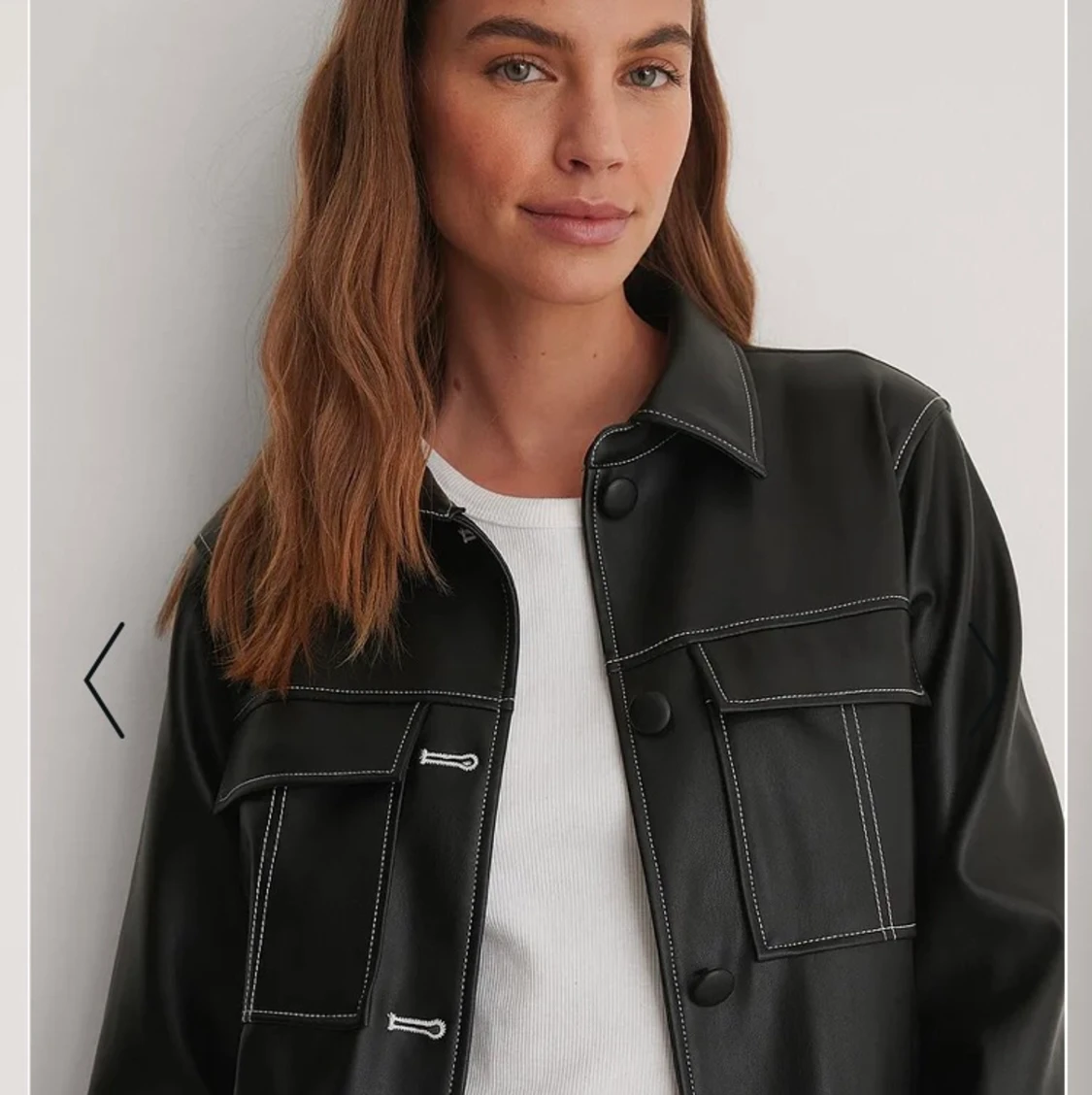 Pu-jacka med bälte - 91