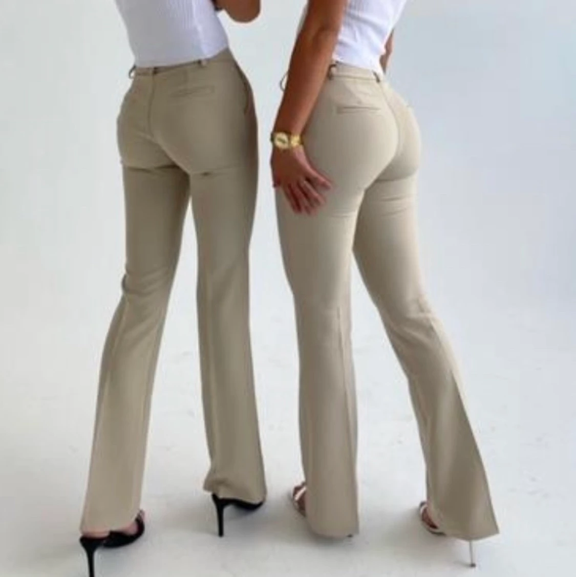 Lågmidjade kostymbyxor - 91