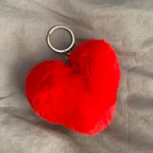 Jättemjuk  nyckelring i form av ett hjärta 