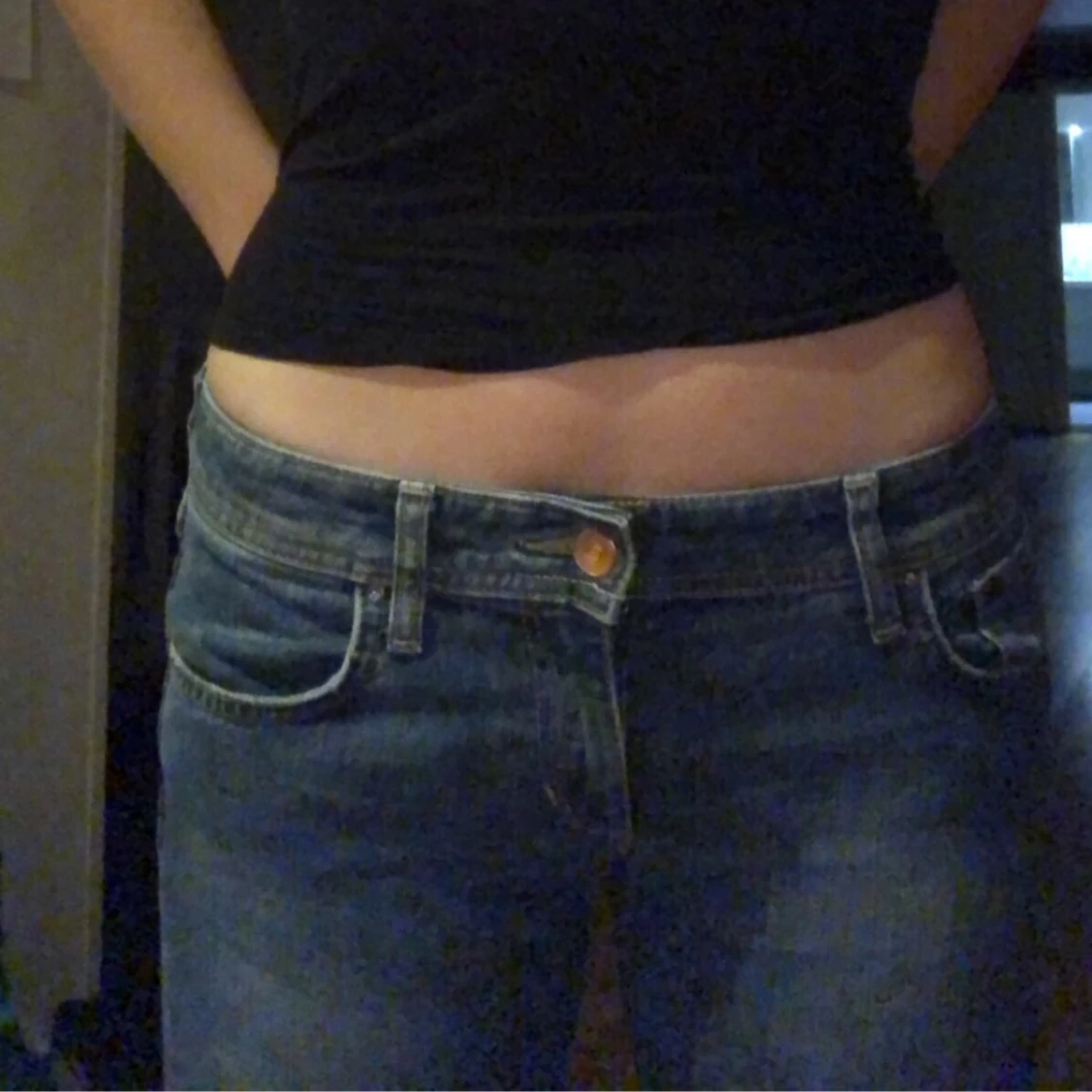 Lågmidjade jeans - 90