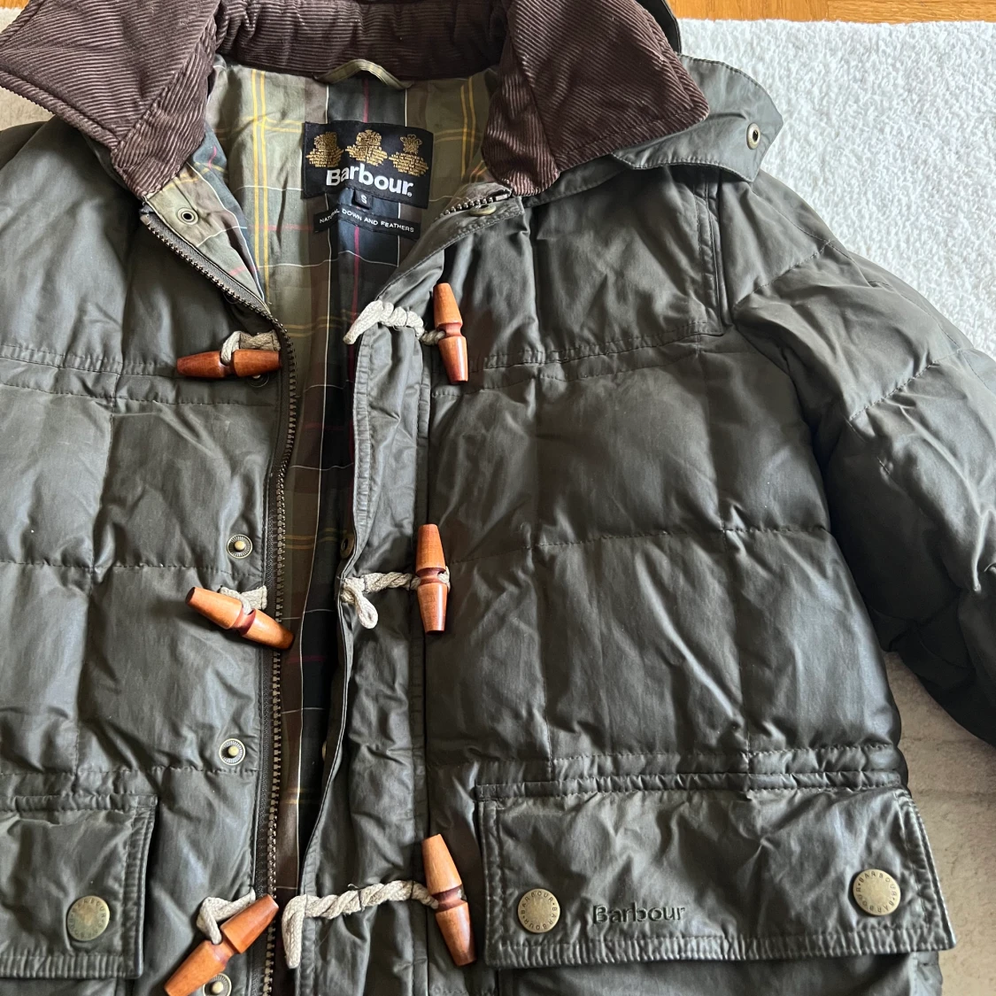 Barbour, Dunjacka, Strl S Grön - 90