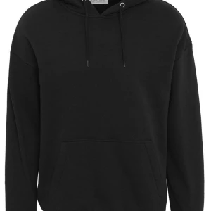 Svart Hoodie - En svart hoodie i bra skick och är inte använd så många gånger. den är mer croppad än på bilden, kontakta mig om ni vill ha fler bilder eller mer info!❤️