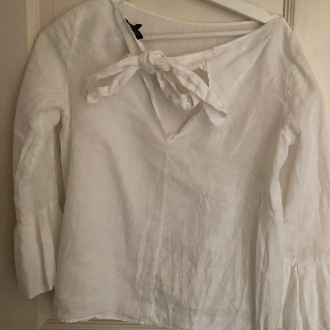 Vit blus i linne Massimo Dutti strl 38 - 90