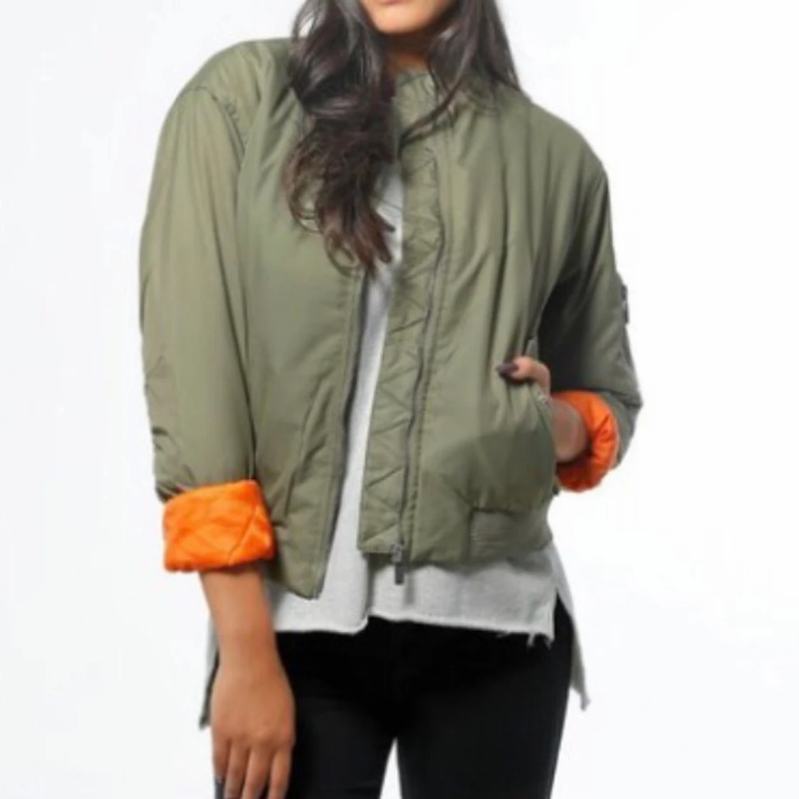 Junkyard grön bomberjacka - 90