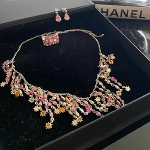 Smycken rosa set